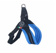 Load image into Gallery viewer, Tre Ponti Easy Fit Mesh Sky Blue Harness with Adjustable Girth