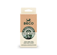 Load image into Gallery viewer, "Beco Unscented Compostable Poop Bags - 60 Pack: Big and Strong"