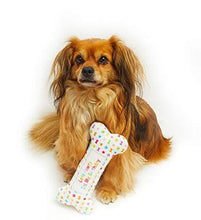 Load image into Gallery viewer, Pet London “Let’s Pawty, It’s My Birthday” Squeaky Bone Dog Toy