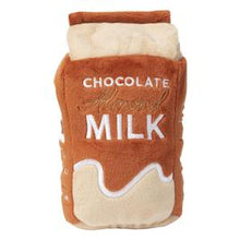 Load image into Gallery viewer, FuzzYard Chocolate Almond Milk Plush Dog Toy with Squeaker
