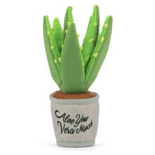 Load image into Gallery viewer, P.L.A.Y Blooming Buddies Aloe-ve You Plant Plush Dog Toy
