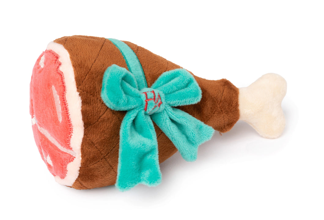 Fuzzyard’s Humble Holiday Ham Dog Toy