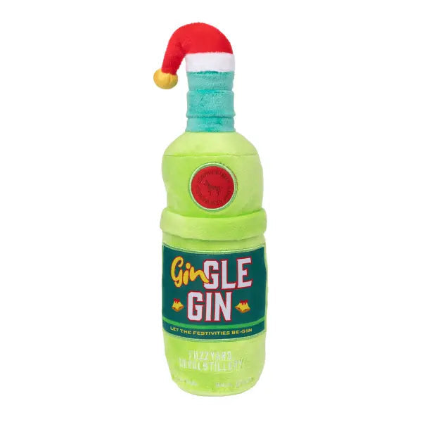 Fuzzyards Festive Gin-Gle Gin Dog Toy 