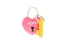Load image into Gallery viewer, Love Bug Lock &amp; Key Dog Toy by P.L.A.Y

