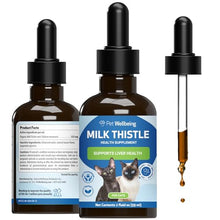 Load image into Gallery viewer, Pet Wellbeing Milk Thistle for Cats – Liver Support &amp; Healthy Detox (59 ml)
