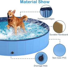 Load image into Gallery viewer, Foldable Dog Paddling Pool &amp; Pet Bath Tub
