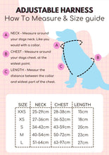 Load image into Gallery viewer, Peachy Hearts Adjustable Dog Harness – PupClub Couture
