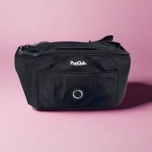 Load image into Gallery viewer, PupClub Couture Dog Walking Bum Bag – Black
