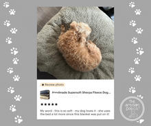 Load image into Gallery viewer, Luxury Sherpa Fleece Dog Blanket
