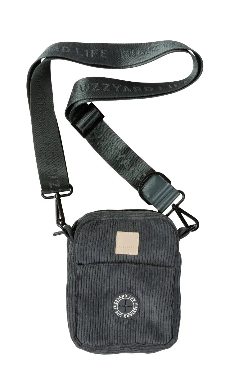 FuzzYard Life Cross Body Bag – Treat & Training Bag With poop Dispenser - Slate Grey