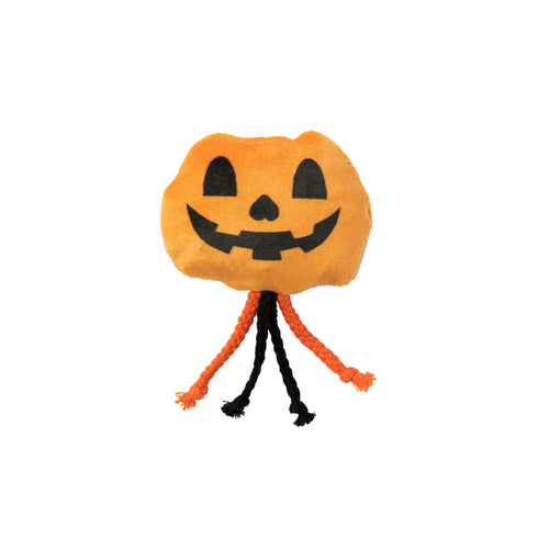 FuzzYard Percy Pumpkin Halloween cat toy featuring crinkling texture and premium catnip.