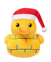 Merry Quackmass Festive Plush Dog Toy