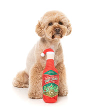 Load image into Gallery viewer, Dog Playing with Fuzzyard Christmutts Irish Cream Dog Toy 
