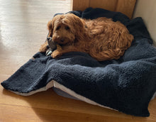 Load image into Gallery viewer, Luxury Sherpa Fleece Dog Blanket
