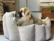 Load image into Gallery viewer, The Bouclé Collection – Luxury Handmade Pocket-Sided Dog &amp; Cat Bed
