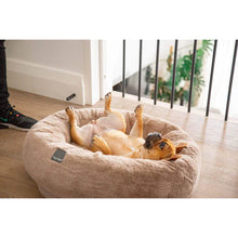 Load image into Gallery viewer, Dreameazzzy™ Cuddler Calming Pet Bed – Luxury Plush Donut Bed for Dogs &amp; Cats (Chai)
