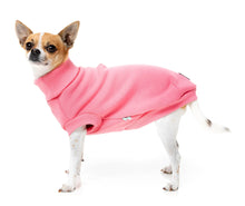 Load image into Gallery viewer, FuzzYard Stevie Dog Sweater 24 – Cotton Turtle Neck Pullover (Pink)
