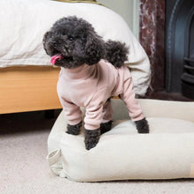 Load image into Gallery viewer, FuzzYard Life Dog Pyjamas – Luxury High Neck Loungewear for Pets (Soft Blush)
