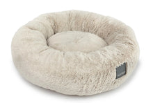 Load image into Gallery viewer, FuzzYard Dreameazzzy Cuddler Dog Bed in winter cream with plush cushioned sides
