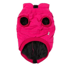 Load image into Gallery viewer, FuzzYard Flash Dog Jacket – 2-in-1 Harness Coat with Teddy Lining (Magenta)
