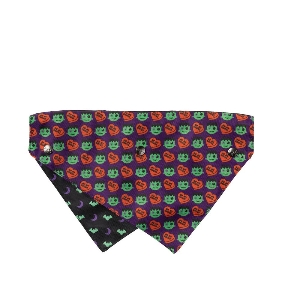 FuzzYard Be My Ghoul Dog Bandana – Reversible Halloween Collar Accessory