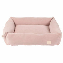 Load image into Gallery viewer, Pink pet bed with a soft texture on a white background
