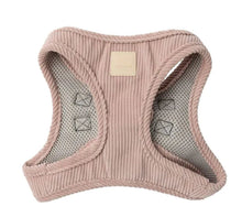 Load image into Gallery viewer, FuzzYard Life Corduroy Step-In Dog Harness – Soft Blush Pink
