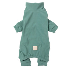 Load image into Gallery viewer, FuzzYard Life Dog Pyjamas – Luxury High Neck Loungewear for Pets (Myrtle Green)
