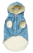 Load image into Gallery viewer, FuzzYard Life Dog Raincoat – Sophisticated Waterproof Coat (French Blue)
