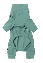 Load image into Gallery viewer, FuzzYard Life Dog Pyjamas – Luxury High Neck Loungewear for Pets (Myrtle Green)
