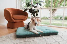 Load image into Gallery viewer, FuzzYard Life Lounge Mat – Luxury Orthopedic Pet Bed with Washable Cover (Myrtle Green)
