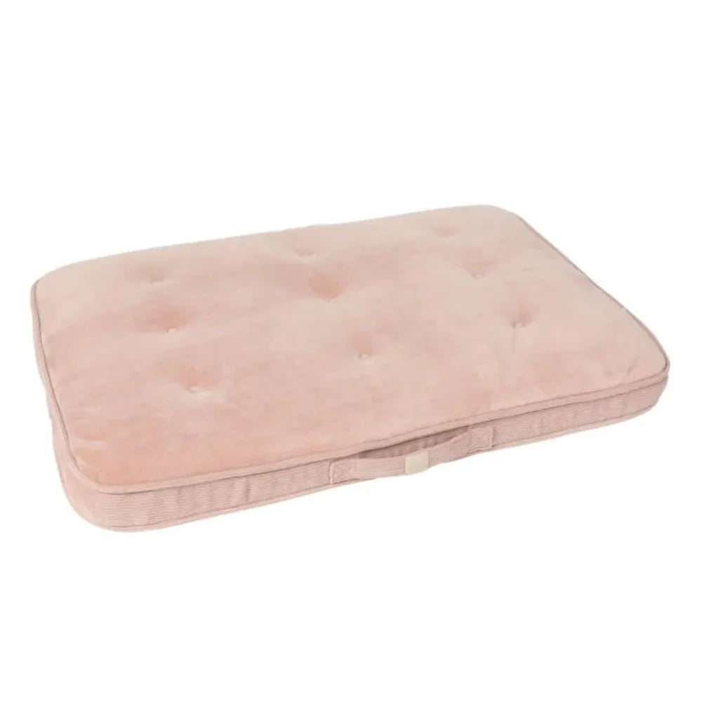 FuzzYard Life Lounge Mat – Luxury Orthopedic Pet Bed with Washable Cover (Soft Blush)