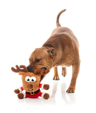 Load image into Gallery viewer, FuzzYard Reggie Claus Reindeer Christmas Dog Toy
