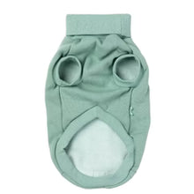 Load image into Gallery viewer, FuzzYard Stevie Dog Sweater 24 – Cotton Turtle Neck Pullover (Mint)
