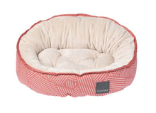 Load image into Gallery viewer, FuzzYard Thornbury Brick Red Reversible Dog Bed
