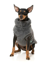 Load image into Gallery viewer, FuzzYard Turtle Teddy 24 Dog Sweater -  Charcoal
