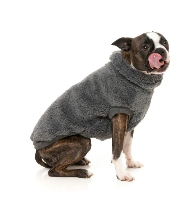 FuzzYard Turtle Teddy 24 Dog Sweater -  Charcoal
