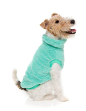 Load image into Gallery viewer, FuzzYard Turtle Teddy 24 Dog Sweater -  Teal
