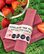 Load image into Gallery viewer, Strawberry Yak Dog Chew
