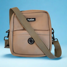 Load image into Gallery viewer, PupClub Couture Mini Dog Walking Bag – Tan
