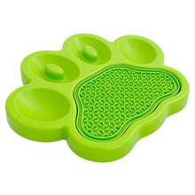 Load image into Gallery viewer, Paw 2-in-1 Slow Feeder &amp; Lick Pad - Green
