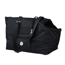 Load image into Gallery viewer, Soho Poms Black Rainy Bear Pet Carrier - Ideal for Dogs &amp; Cats
