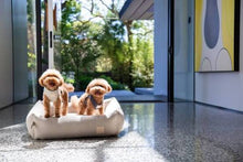 Load image into Gallery viewer, Luxury Cotton Bolster Pet Bed – Removable Washable Cover | FuzzYard Life
