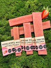 Load image into Gallery viewer, Strawberry Yak Dog Chew
