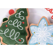 Load image into Gallery viewer, Close up of Christmas cookies for Santa dog toy 
