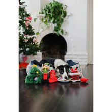 Load image into Gallery viewer, Dog with the Merry Woofmas Dog Toy Collection 
