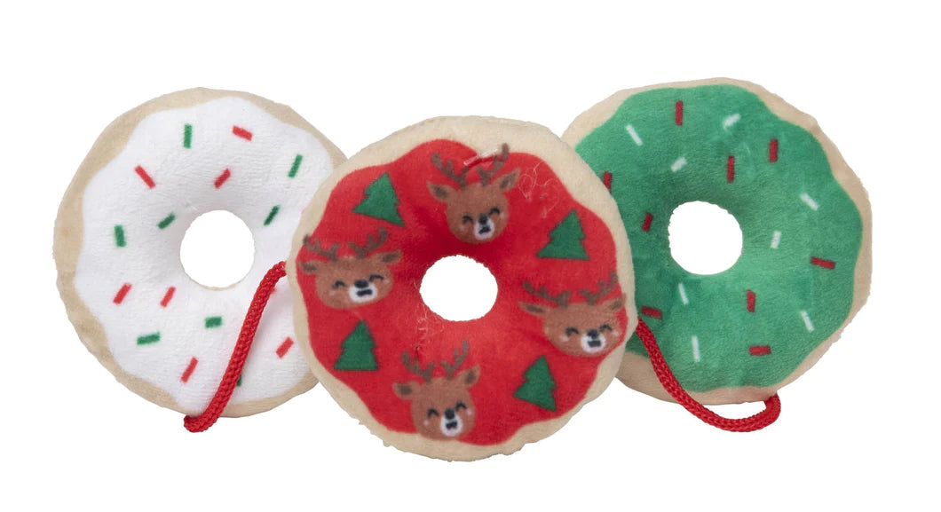 Fuzzyards Christmas Donuts Cat Toy