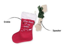 Load image into Gallery viewer, Merry Woofmass Good Boy Stocking &amp; Bone 2 Piece Set
