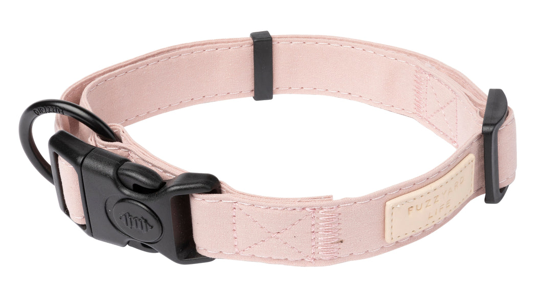 Fuzzyard Life Luxury Dog Collar - Blush Pink