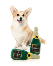 Load image into Gallery viewer, FuzzYard Champagne Plush Squeaky Dog Toy
